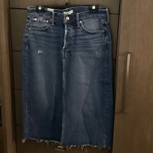 AE77 Jean Skirt NWT 10